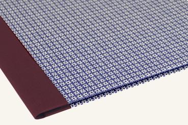 Folder with ribbon burgundy papeterie schreibweise